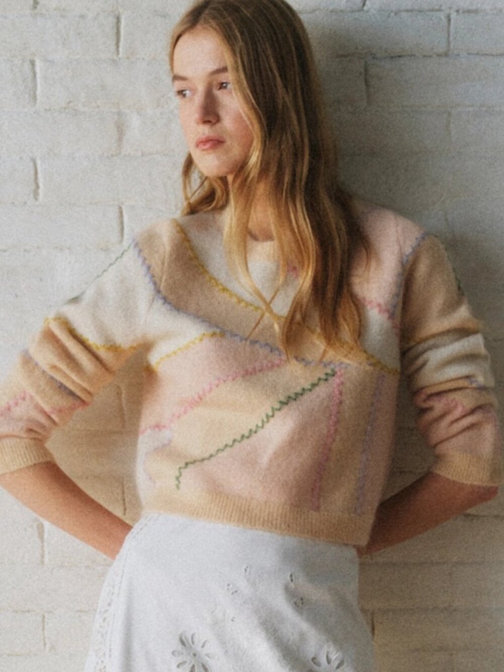 Sezane Ameline Jumper - Sézane X Sea Ny Pastel Pink - Size S